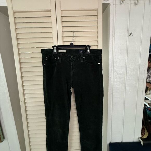 Ag Adriano Goldschmied Black Straight Leg Pants - Picture 2 of 10